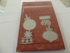 CHRISTMAS BAUBLE DIES FOR CARD