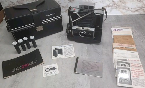 Vtg polaroid 250 - polaroid, automatic