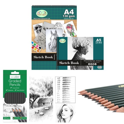 And sketch pads - with, 12