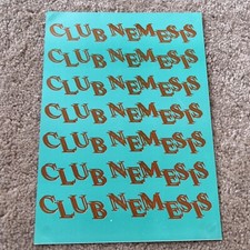 Club Nemesis Durham OX Derbyshire 1991 Rave Flyer A5