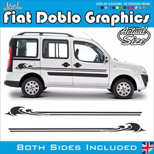 FIAT Doblo Micro CAMPER Berlingo Mini van Motorhome GRAPHICS DECALS FREE P&P 044