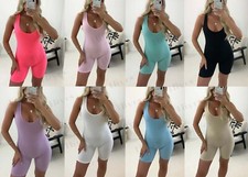 Women Playsuit Ribbed