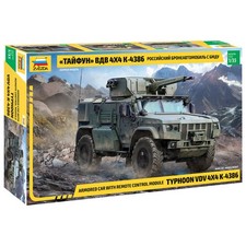 Zvezda K-4386 Typhoon 1/35 Russian armoured 4x4 car with remote control module
