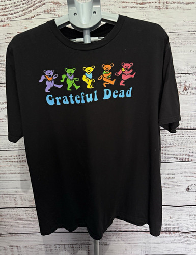 Grateful dead black graphic - grateful,