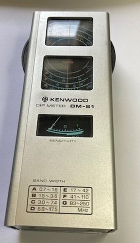 Kenwood dip meter - kenwood, meter.