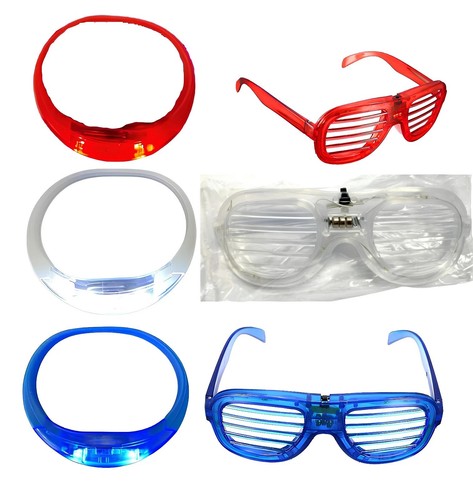 Led light glasses - up,