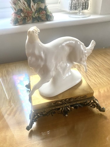 Bone china borzoi dog - bone, model