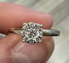 Goldsmiths 9ct white - 9ct, gold