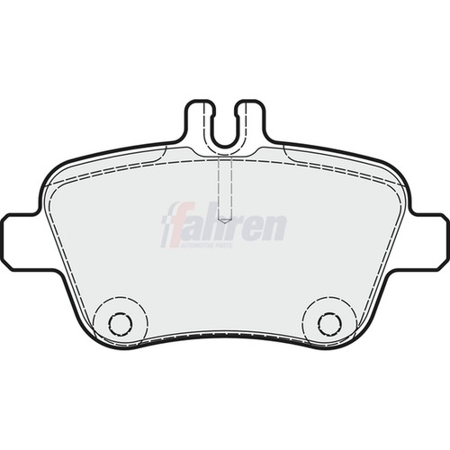 Brake pads set for mercedes - for,