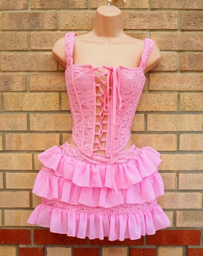 Sorelle pink lace up - uk,