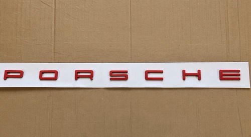 Porsche 525mm rear badge - porsche,