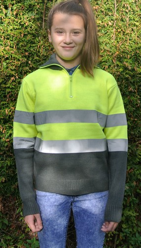 Viz knitted jumper yellow - viz,