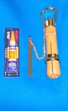 Snooker Cue Tip Clamp & Superglue Tip Adhesive Boxwood