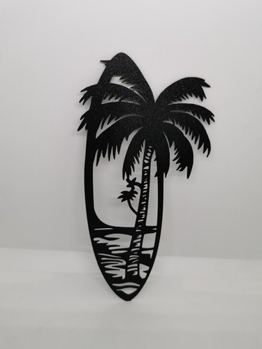 Surfboard beach design wall - surfboard,