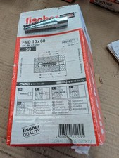 Fischers aircrete block metal raw plugs FMD 10x60 box of 50