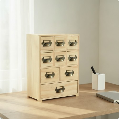 Desktop storage cabinet with - storage,