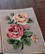 Rosesvintage floral tapestry - floral,
