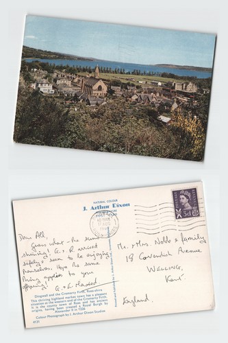 Vintage postcard dingwall - postcard,