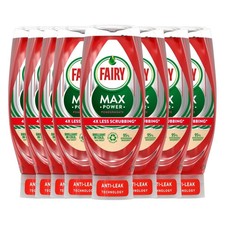8x Fairy MaxPower Washing Up Liquid Pomegranate 640ml