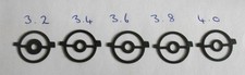 5 x Metal foresight elements -