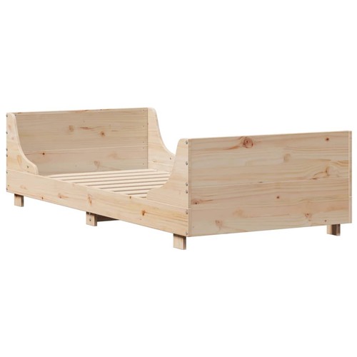 Bed frame with headboard - with,
