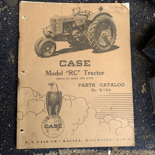 Vintage case tractor parts - vintage,