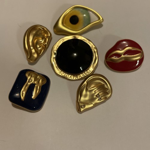 Elsa schiaparelli buttons - schiaparelli,