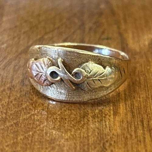 Vintage black hills - vintage, gold