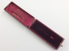 ANTIQUE STICK PIN JEWELLERY JEWELRY BOX H. SAMUEL CIRCA 1880