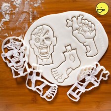 Set of 3 Zombie cookie