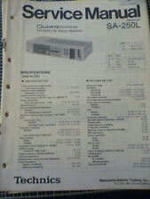 Technics SA-250L Stereo Receiver  Service Manual 