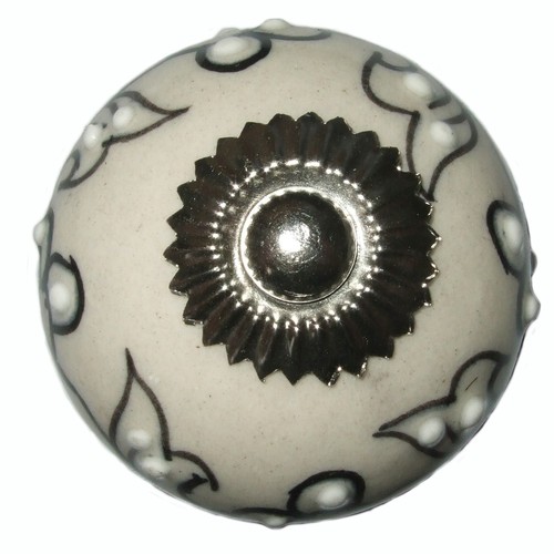 Vintage ceramic door knobs - door,