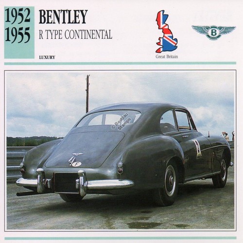 1952 1955 bentley type - 1952-1955, r-type