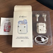 Cath Kidston Bluetooth Earbuds Headphones True Wireless Stereo Mic Bees