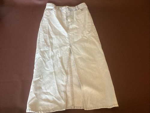 Women long jean skirt - women's,