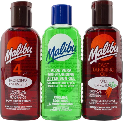 Tanning oil 3x100ml - tanning, spf4