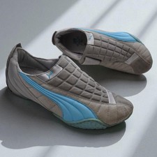 Rare Puma Uke Y2K Vintage Trainers Martial Arts Grey Turquoise UK 8 & UK 9