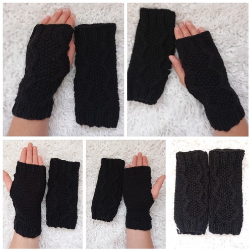 Hand knitted fingerless - fingerless, wrist