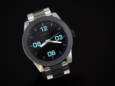 Nixon The Corporal SS Watch Silver / Gunmetal A346-5146-00 NWOT