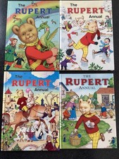 4 Rupert Bear Annuals Nos 69 70 71 72 Years 2004 - 2007 Unread Stored Unclipped