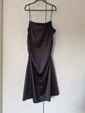 Ladies New Black Silky Style