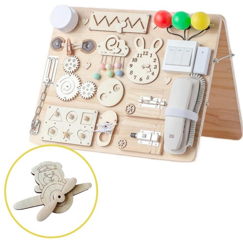 Montessori busy board - busy, diy