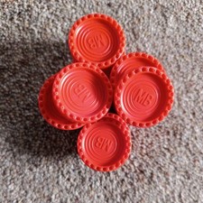 MB Connect Four 4 game Spares Replacement Counters Playing Pieces 21 Red 