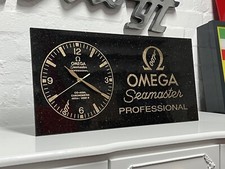 RARE 2000’s OMEGA SEAMASTER JAMES BOND 007 SKYFALL EDITION DEALER GARAGE SIGN