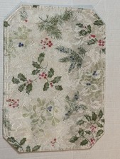 Christmas Placemats Green Red