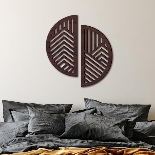Geometric wood wall - geometric,