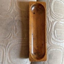 Vintage Wooden Pen Tray Rest Treen 