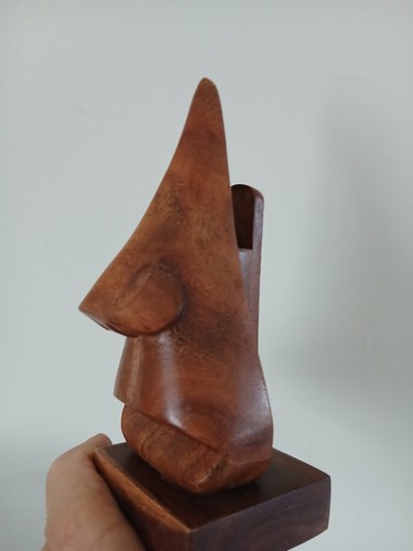 Wooden nose shaped spectacle - wooden,