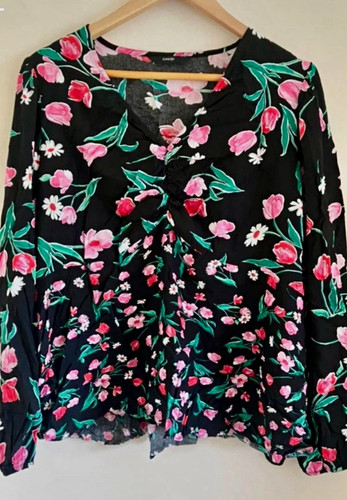George ladies black floral - george,
