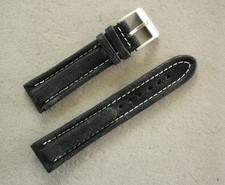 VINTGE FORTIS 20MM BLACK SUEDE